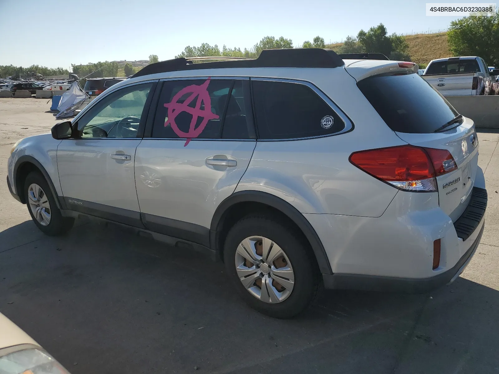 2013 Subaru Outback 2.5I VIN: 4S4BRBAC6D3230385 Lot: 61923094