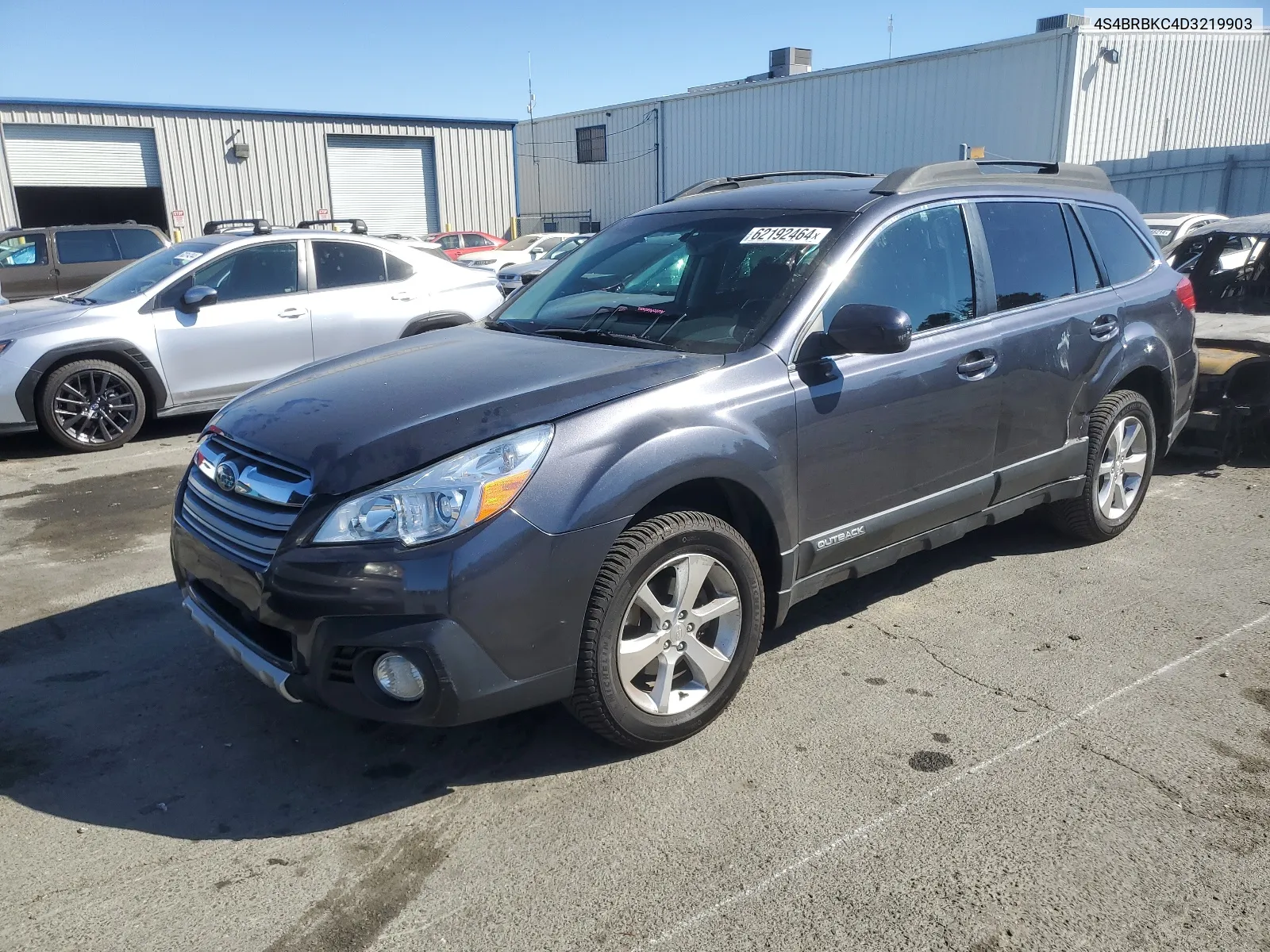 2013 Subaru Outback 2.5I Limited VIN: 4S4BRBKC4D3219903 Lot: 62192464