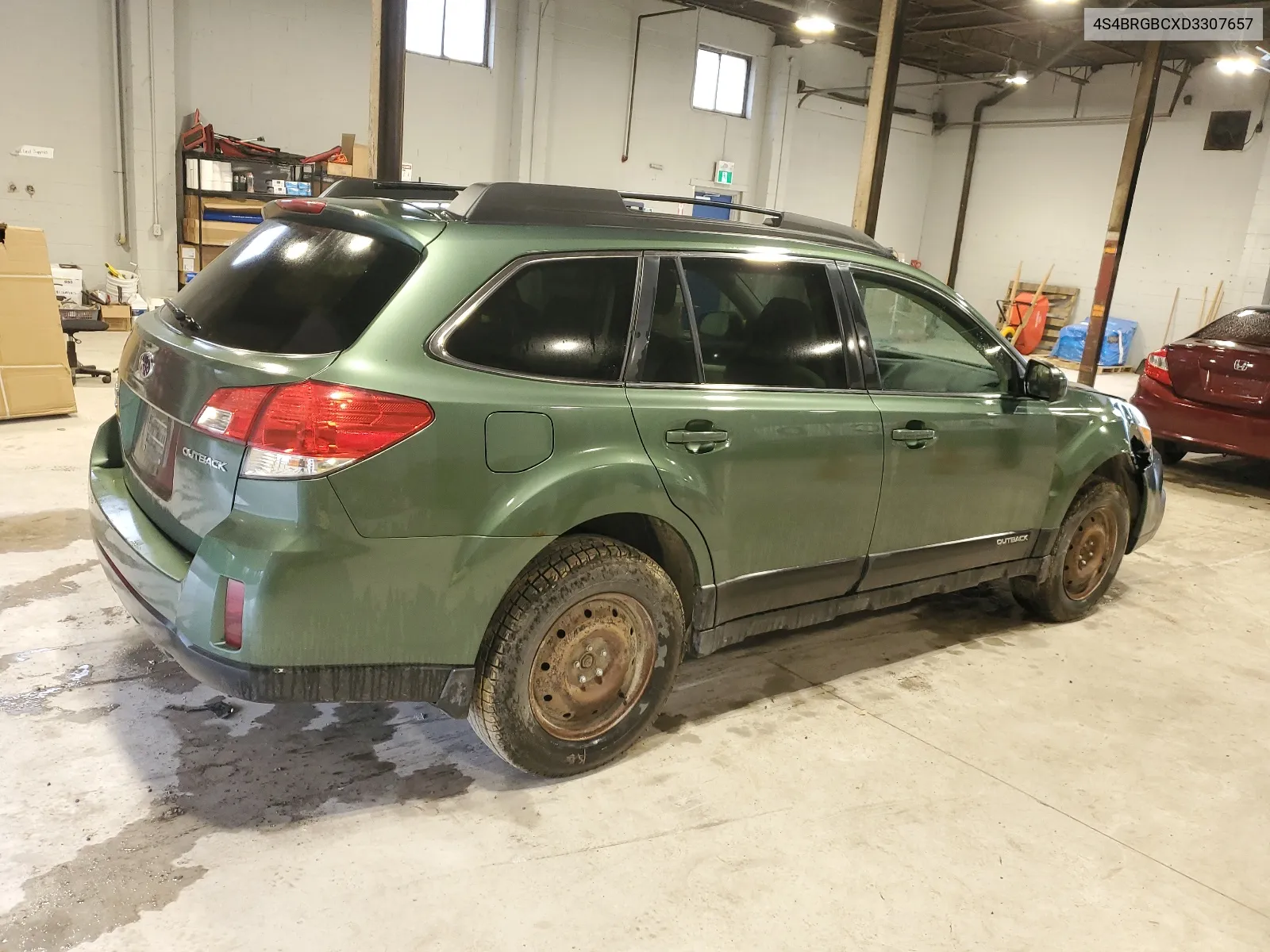 2013 Subaru Outback 2.5I Premium VIN: 4S4BRGBCXD3307657 Lot: 62264584