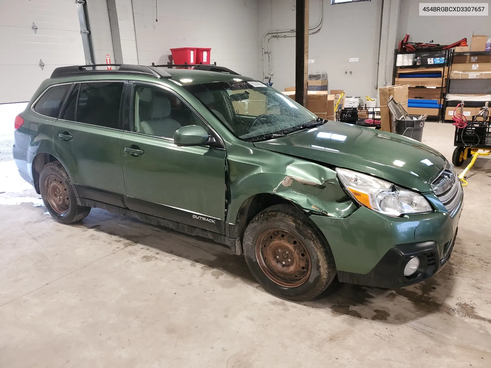 2013 Subaru Outback 2.5I Premium VIN: 4S4BRGBCXD3307657 Lot: 62264584