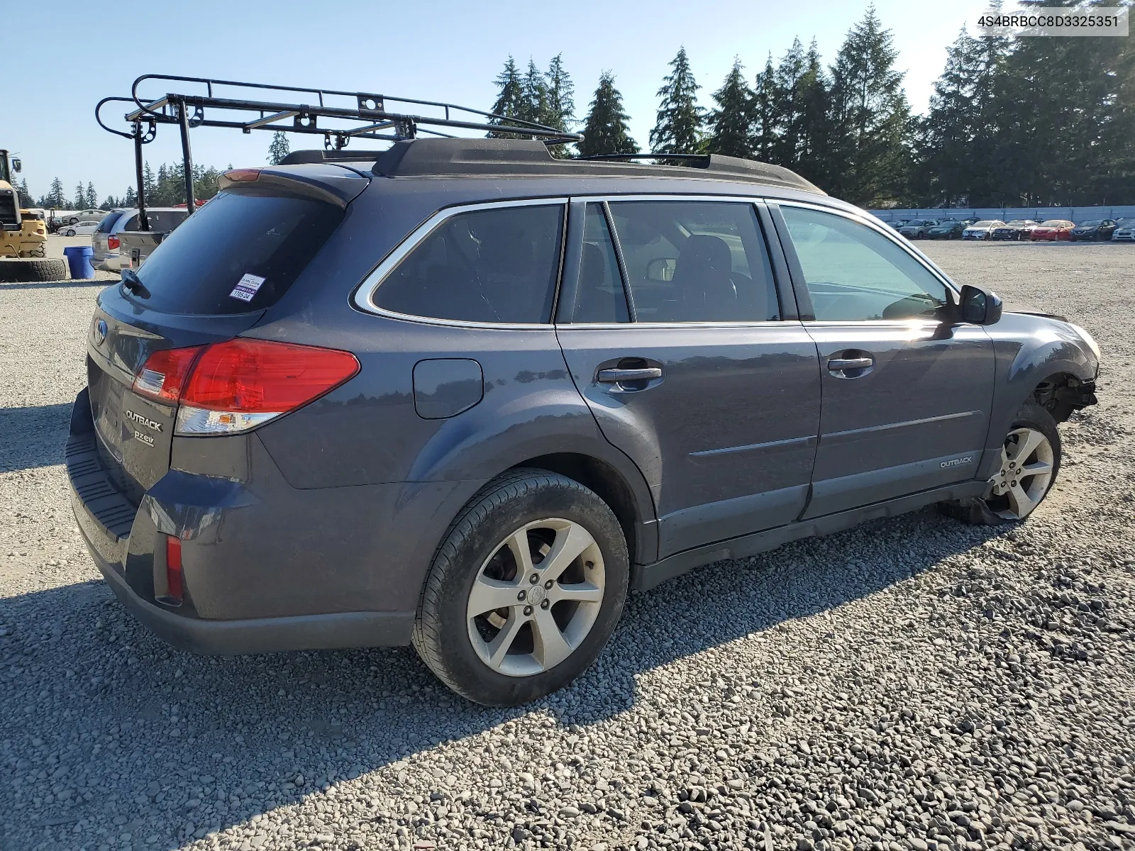 2013 Subaru Outback 2.5I Premium VIN: 4S4BRBCC8D3325351 Lot: 62317344