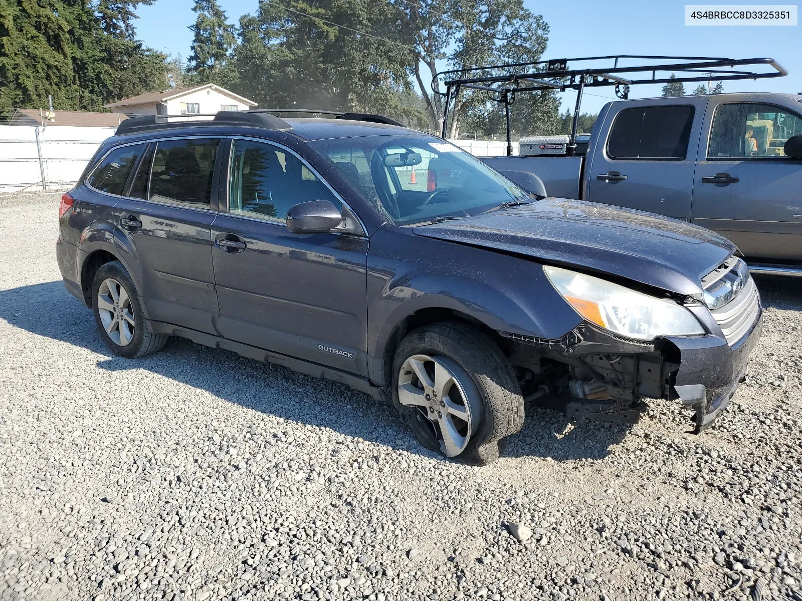 2013 Subaru Outback 2.5I Premium VIN: 4S4BRBCC8D3325351 Lot: 62317344