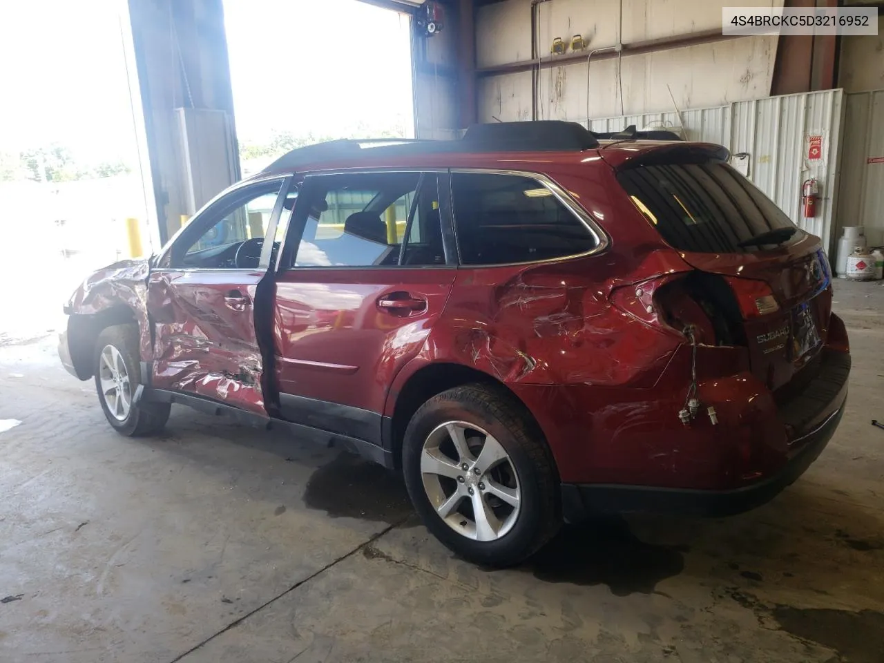 2013 Subaru Outback 2.5I Limited VIN: 4S4BRCKC5D3216952 Lot: 62562034