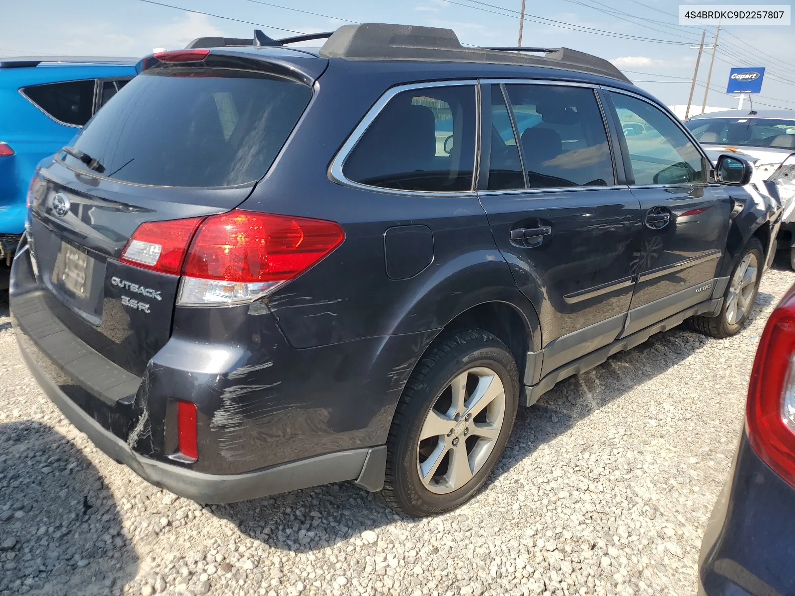 2013 Subaru Outback 3.6R Limited VIN: 4S4BRDKC9D2257807 Lot: 63045494