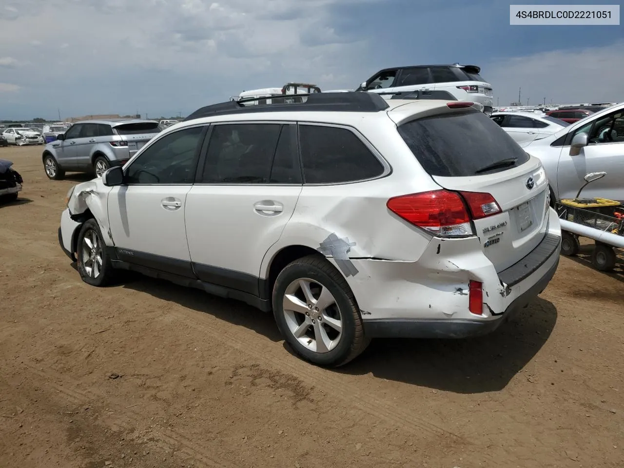 2013 Subaru Outback 3.6R Limited VIN: 4S4BRDLC0D2221051 Lot: 63264024