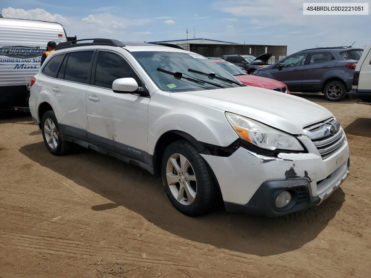 2013 Subaru Outback 3.6R Limited VIN: 4S4BRDLC0D2221051 Lot: 63264024