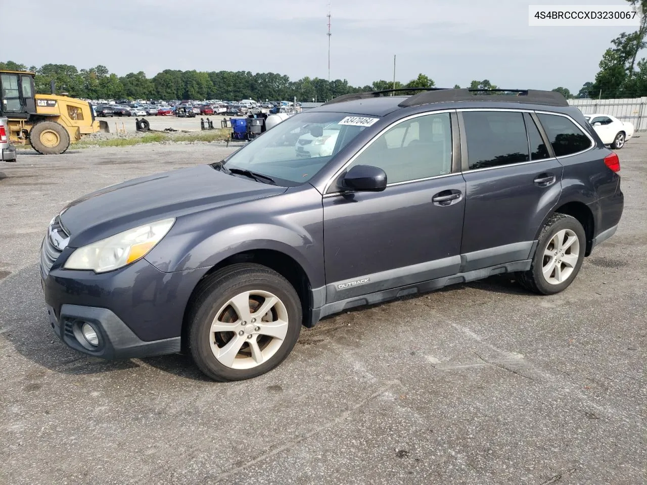 2013 Subaru Outback 2.5I Premium VIN: 4S4BRCCCXD3230067 Lot: 63470464