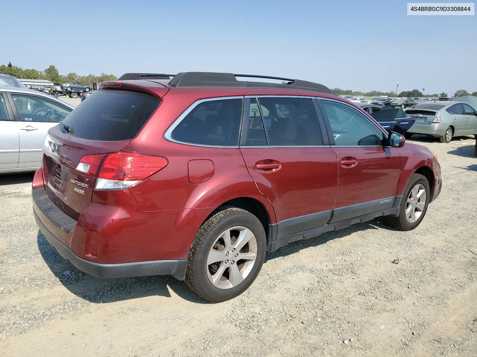 2013 Subaru Outback 2.5I Premium VIN: 4S4BRBGC9D3308844 Lot: 63670254