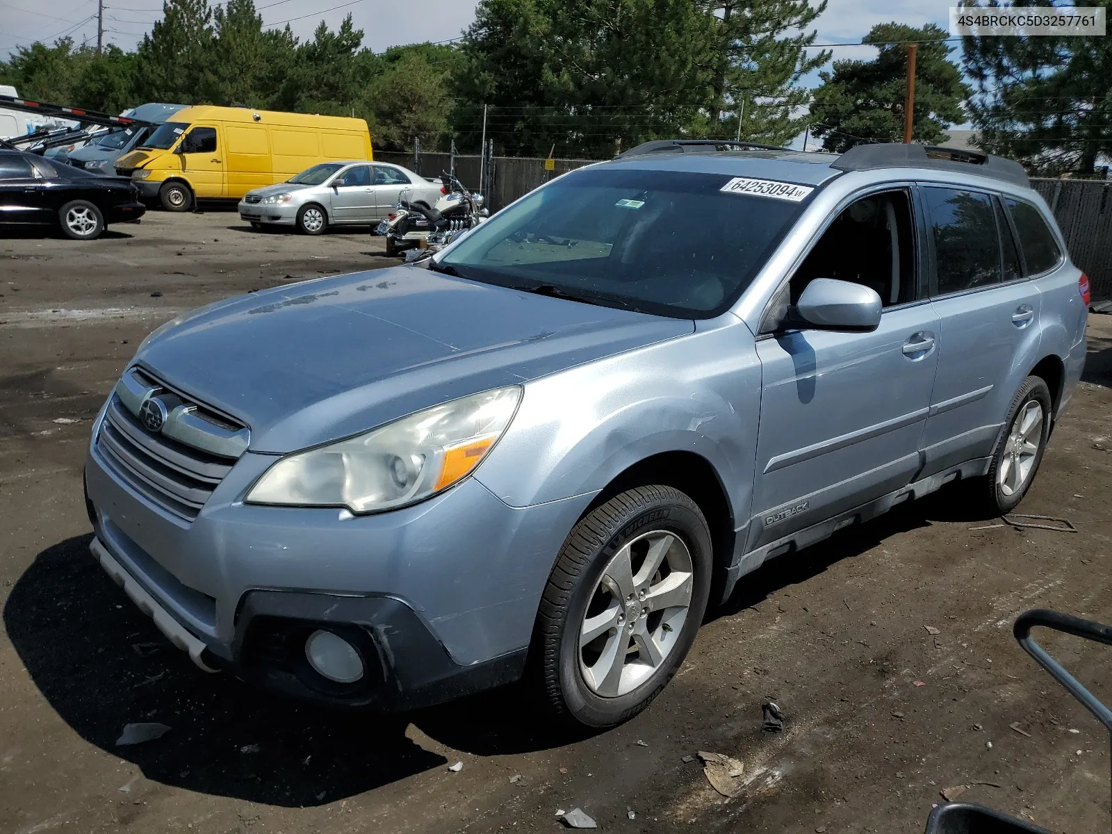 2013 Subaru Outback 2.5I Limited VIN: 4S4BRCKC5D3257761 Lot: 64253094