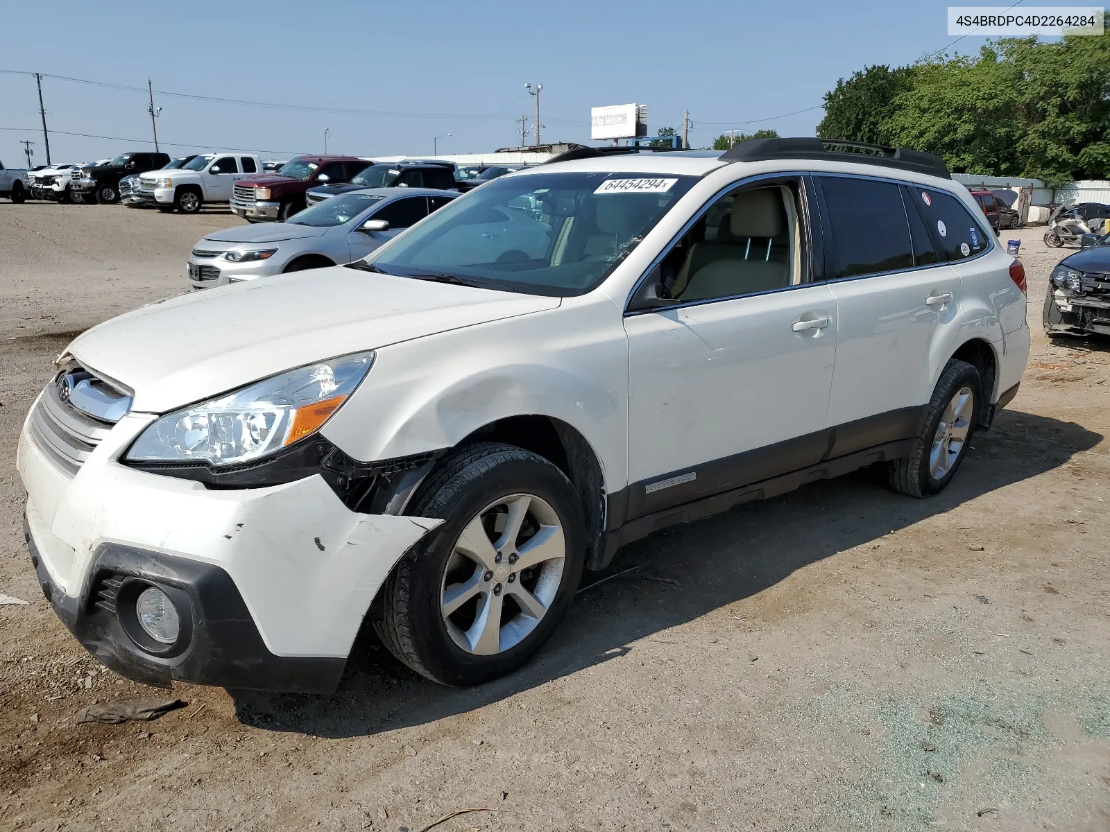 2013 Subaru Outback 3.6R Limited VIN: 4S4BRDPC4D2264284 Lot: 64454294