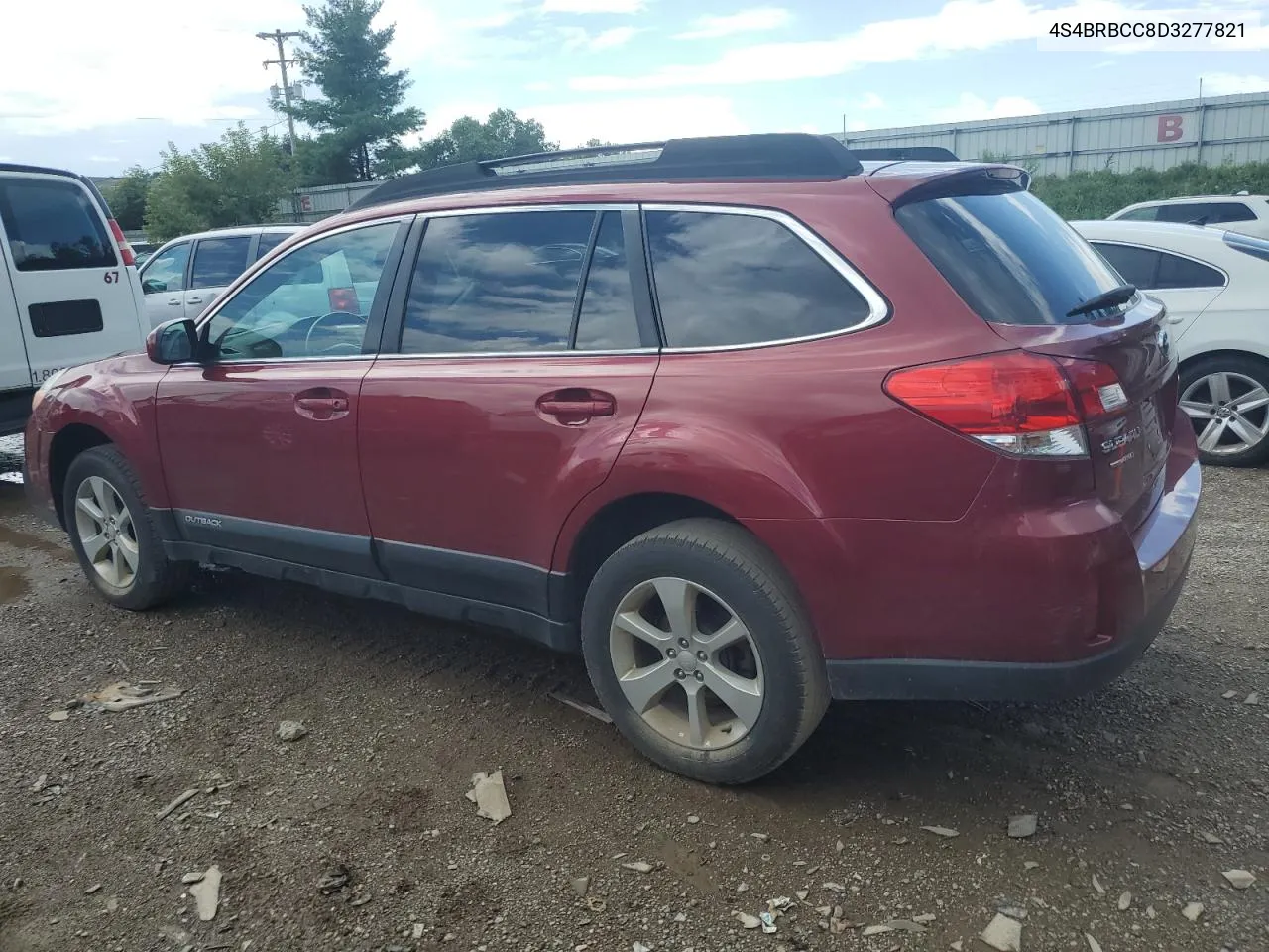 2013 Subaru Outback 2.5I Premium VIN: 4S4BRBCC8D3277821 Lot: 64481254