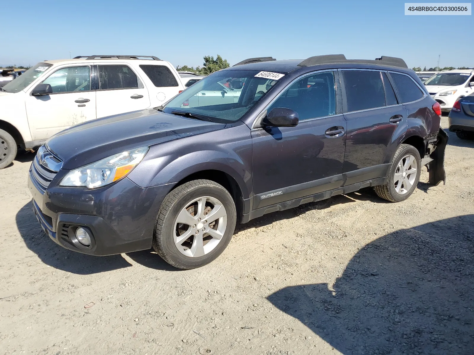 2013 Subaru Outback 2.5I Premium VIN: 4S4BRBGC4D3300506 Lot: 64606144