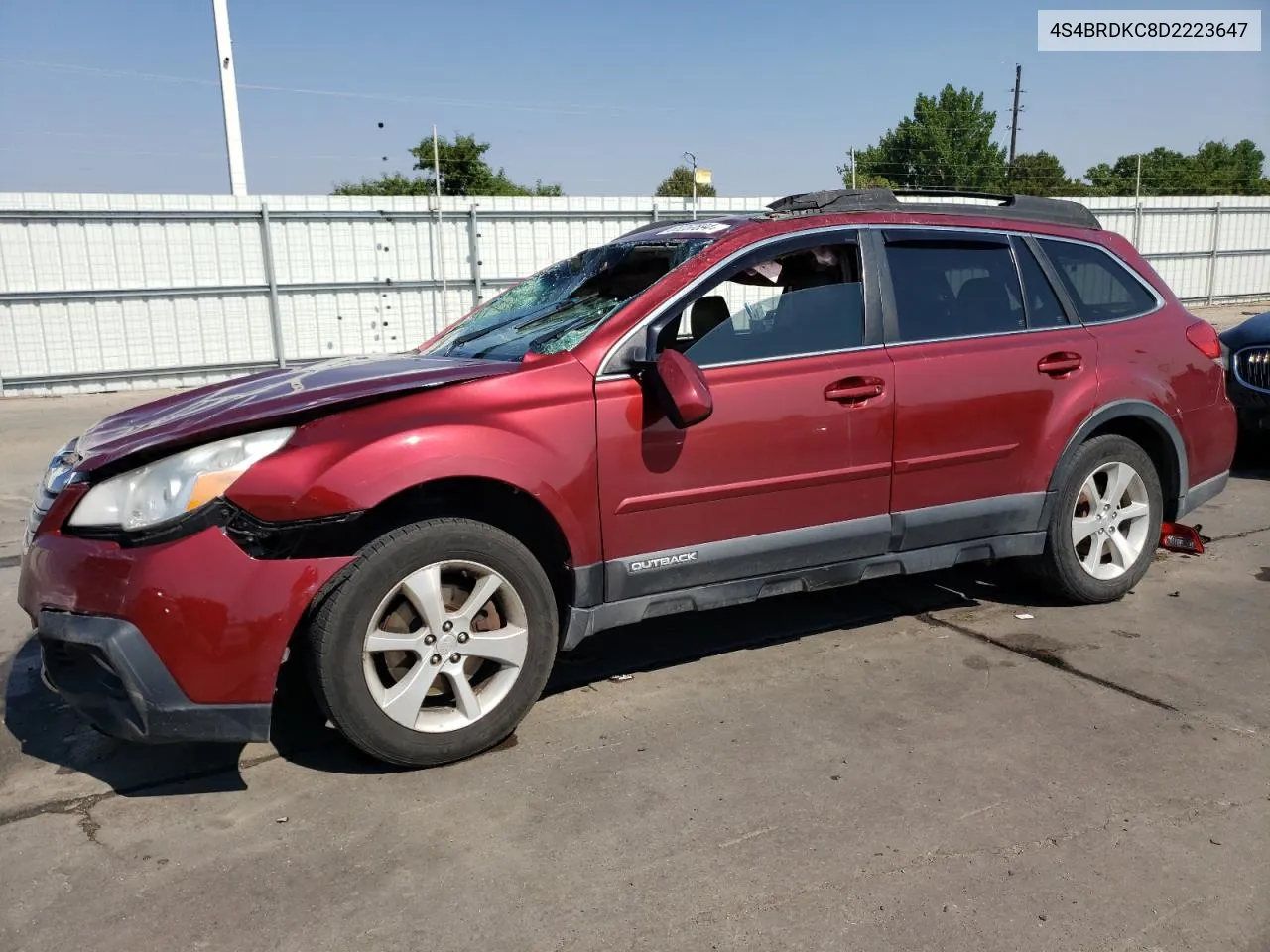 2013 Subaru Outback 3.6R Limited VIN: 4S4BRDKC8D2223647 Lot: 65257894