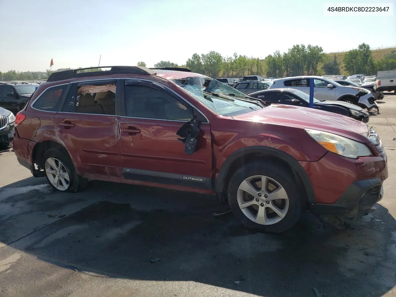 2013 Subaru Outback 3.6R Limited VIN: 4S4BRDKC8D2223647 Lot: 65257894