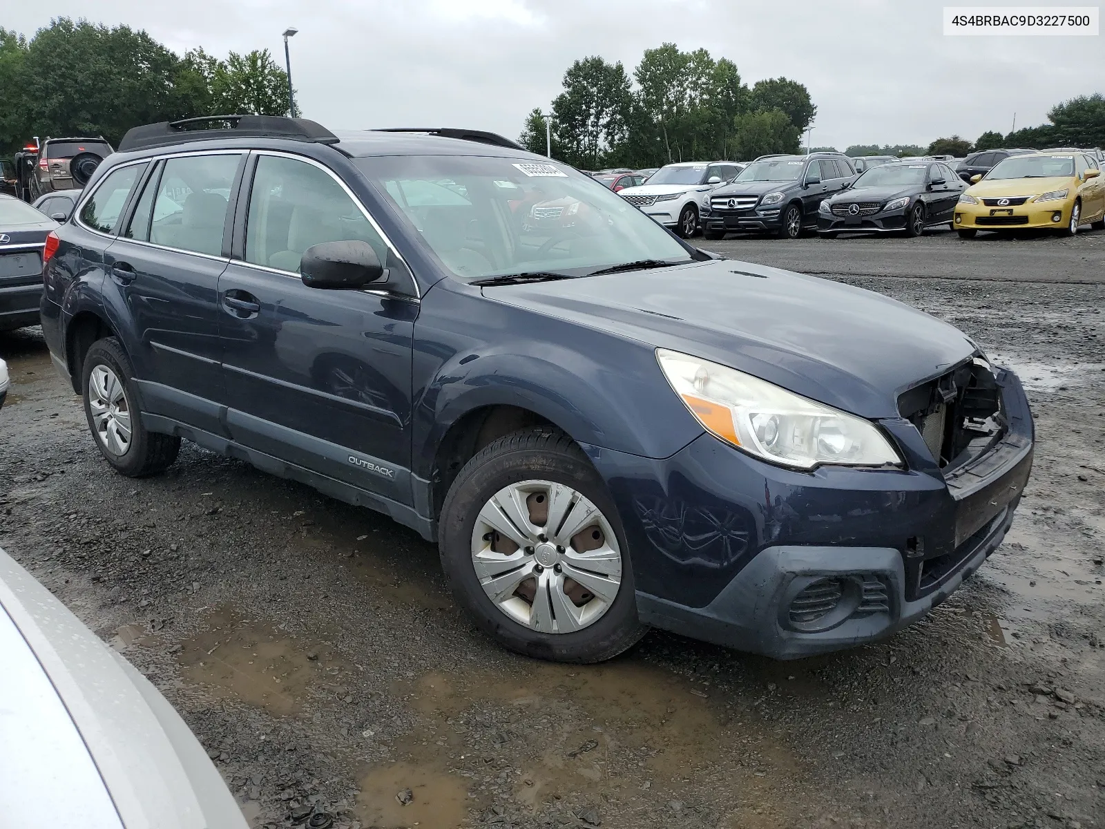 4S4BRBAC9D3227500 2013 Subaru Outback 2.5I