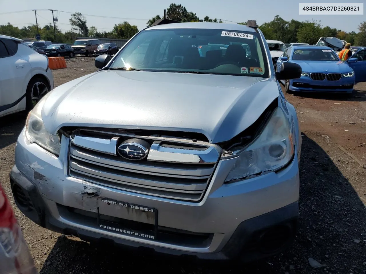 4S4BRBAC7D3260821 2013 Subaru Outback 2.5I