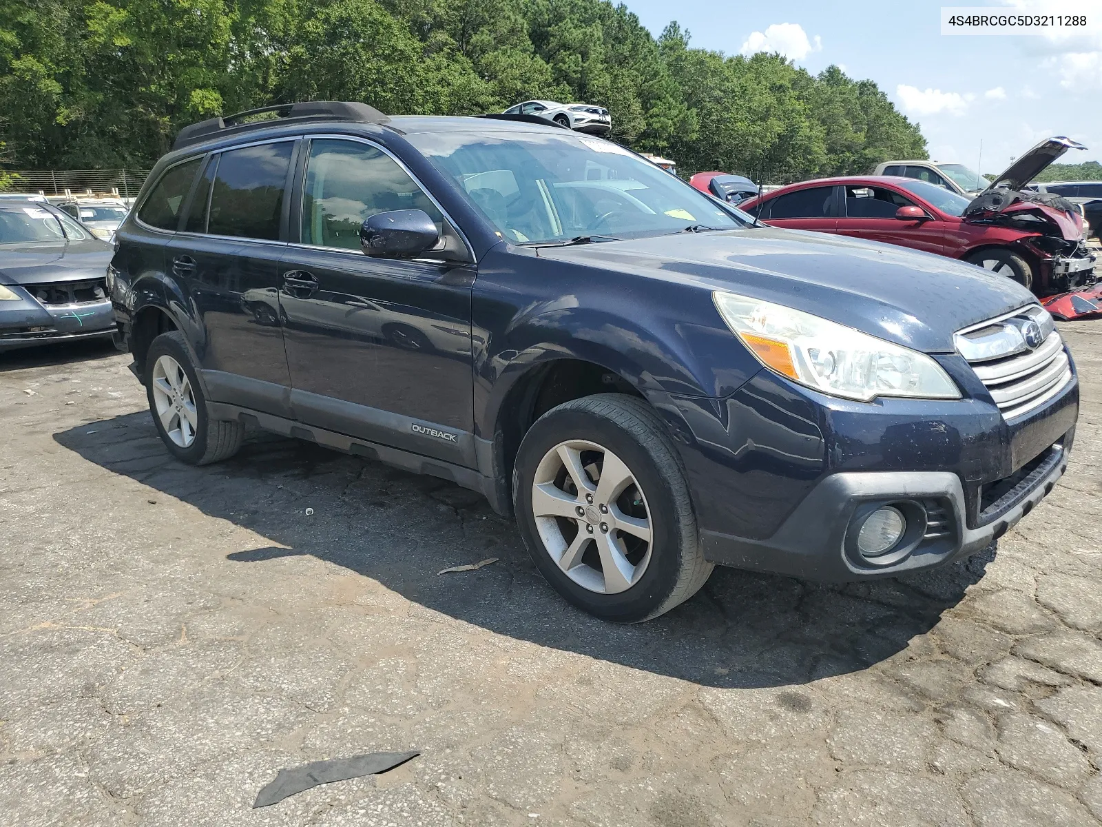 2013 Subaru Outback 2.5I Premium VIN: 4S4BRCGC5D3211288 Lot: 65891224