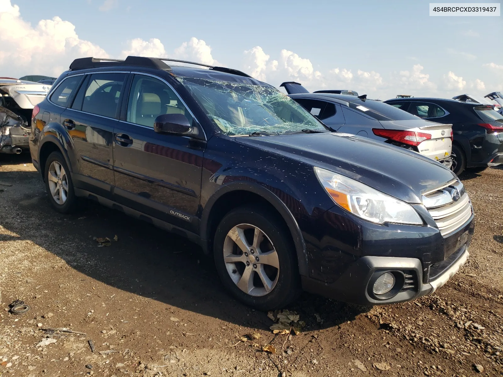 2013 Subaru Outback 2.5I Limited VIN: 4S4BRCPCXD3319437 Lot: 66187774