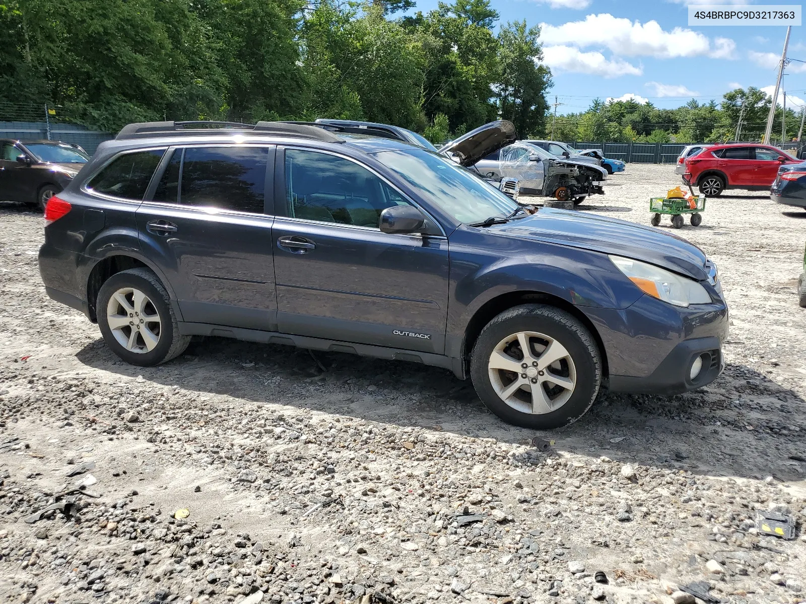 2013 Subaru Outback 2.5I Limited VIN: 4S4BRBPC9D3217363 Lot: 66753674