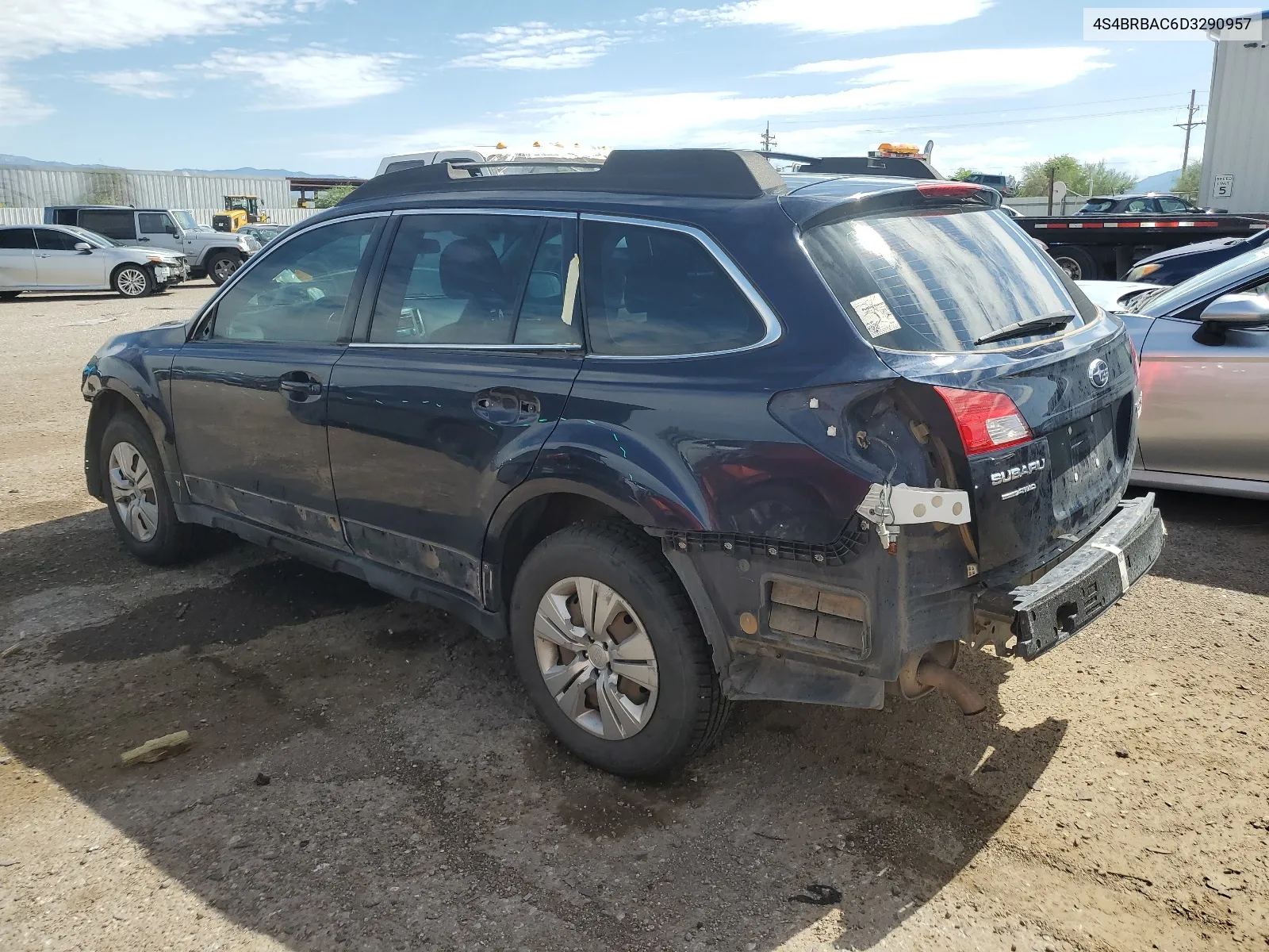 2013 Subaru Outback 2.5I VIN: 4S4BRBAC6D3290957 Lot: 66810294