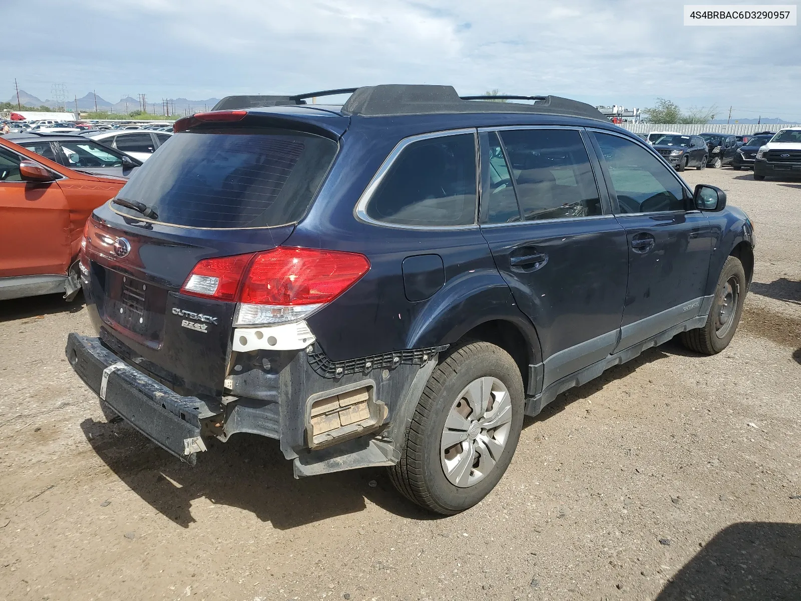 2013 Subaru Outback 2.5I VIN: 4S4BRBAC6D3290957 Lot: 66810294