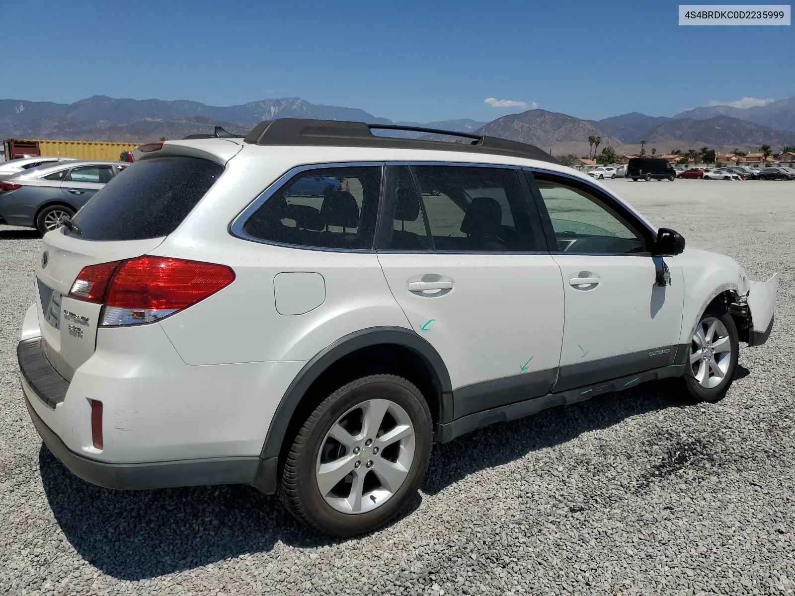 2013 Subaru Outback 3.6R Limited VIN: 4S4BRDKC0D2235999 Lot: 67031624