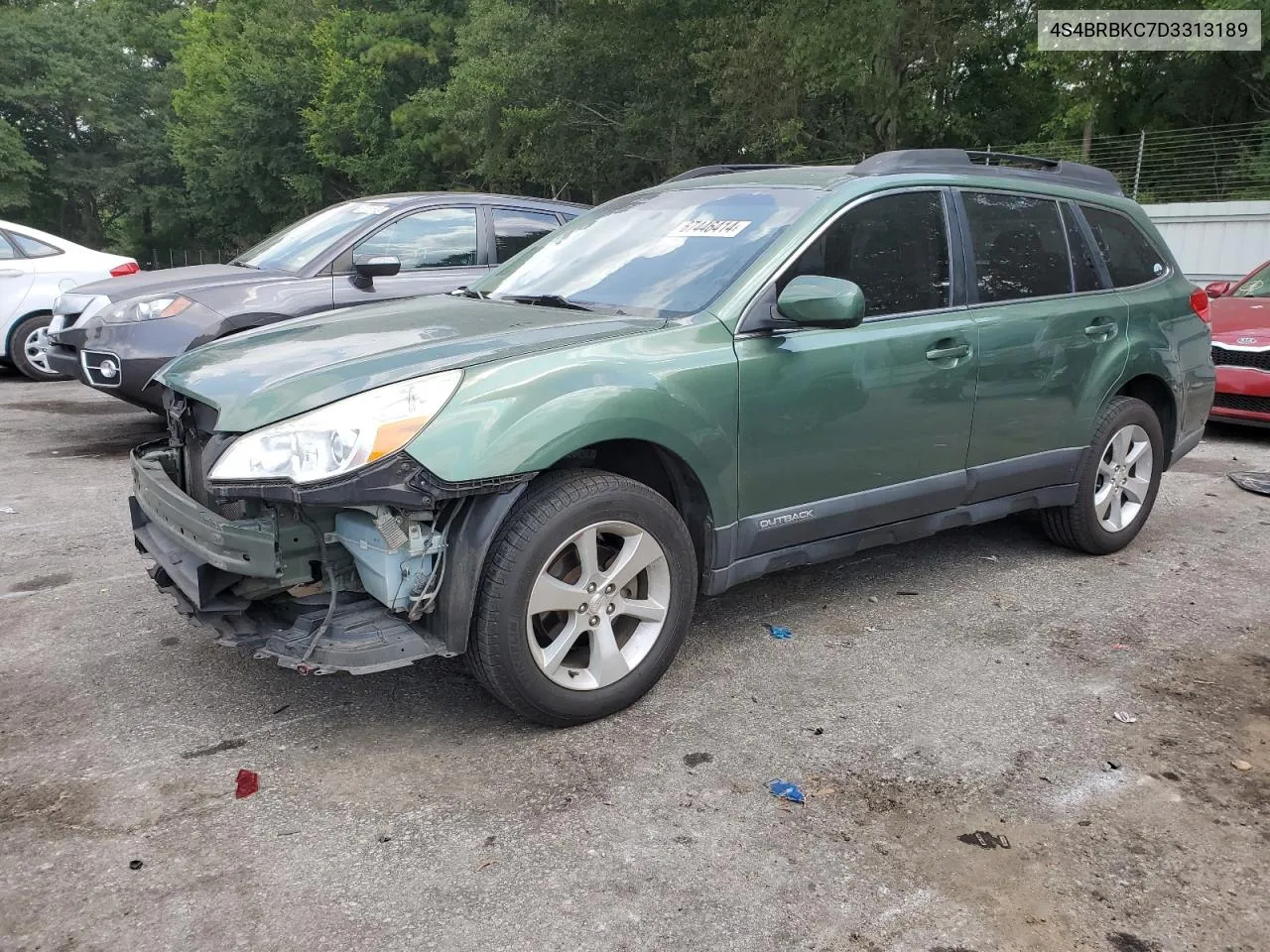 2013 Subaru Outback 2.5I Limited VIN: 4S4BRBKC7D3313189 Lot: 67446414