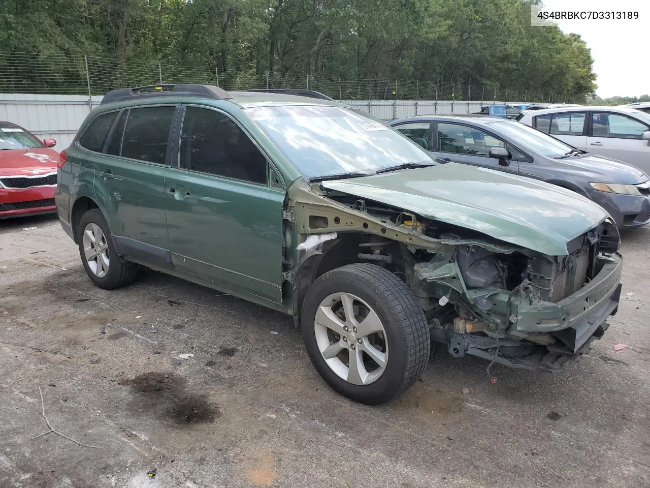 2013 Subaru Outback 2.5I Limited VIN: 4S4BRBKC7D3313189 Lot: 67446414