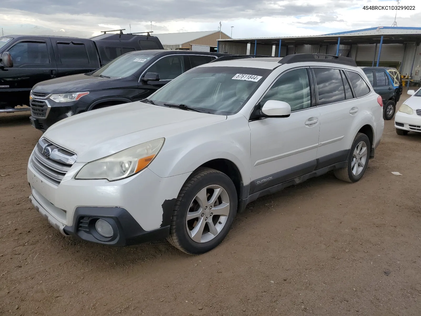 4S4BRCKC1D3299022 2013 Subaru Outback 2.5I Limited