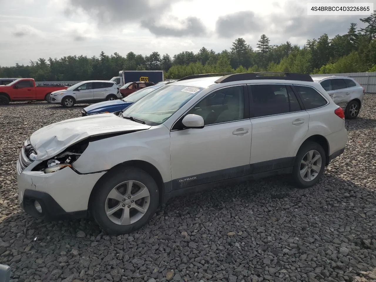 2013 Subaru Outback 2.5I Premium VIN: 4S4BRBCC4D3226865 Lot: 68090634