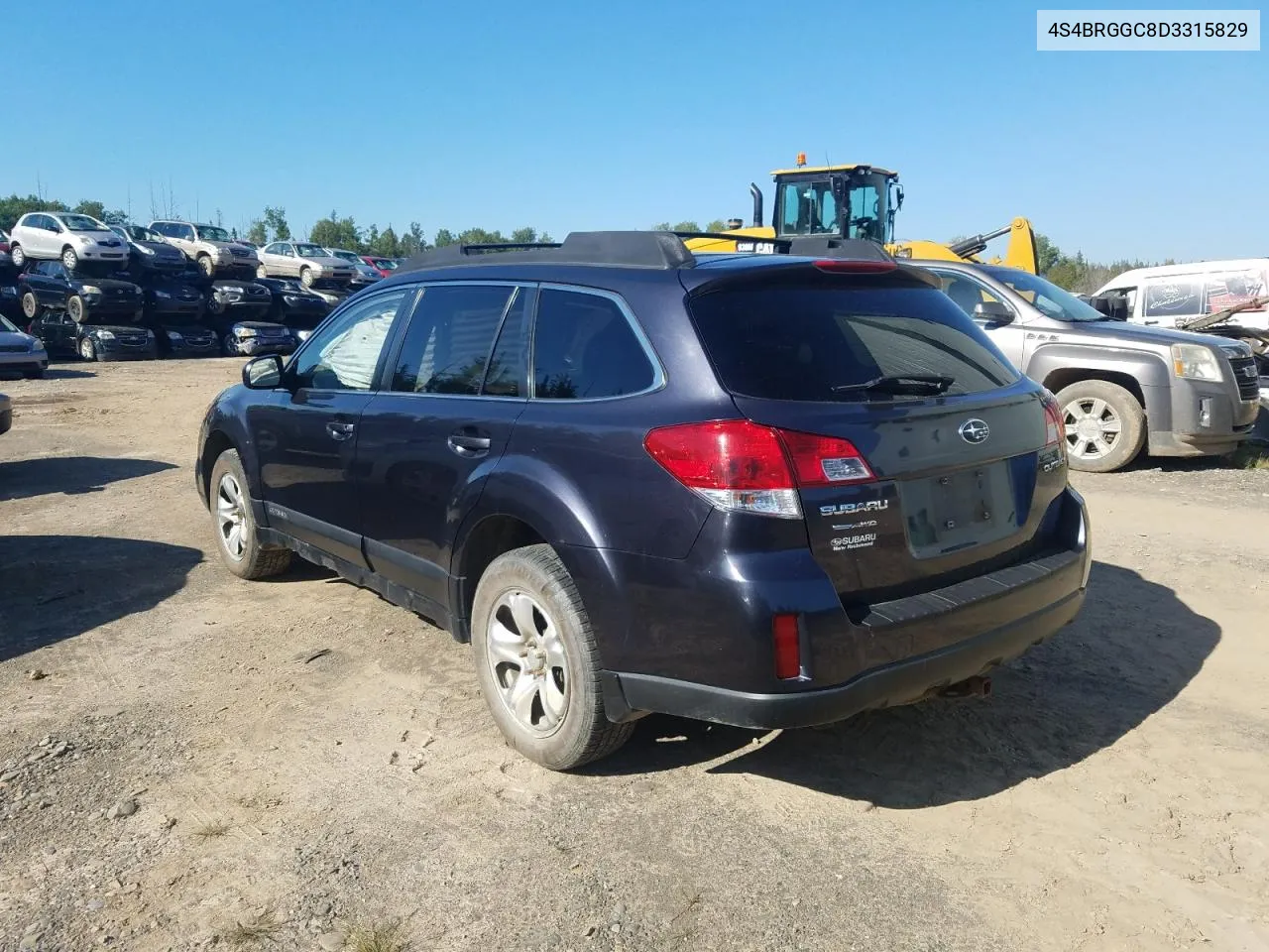 2013 Subaru Outback 2.5I Premium VIN: 4S4BRGGC8D3315829 Lot: 68543314