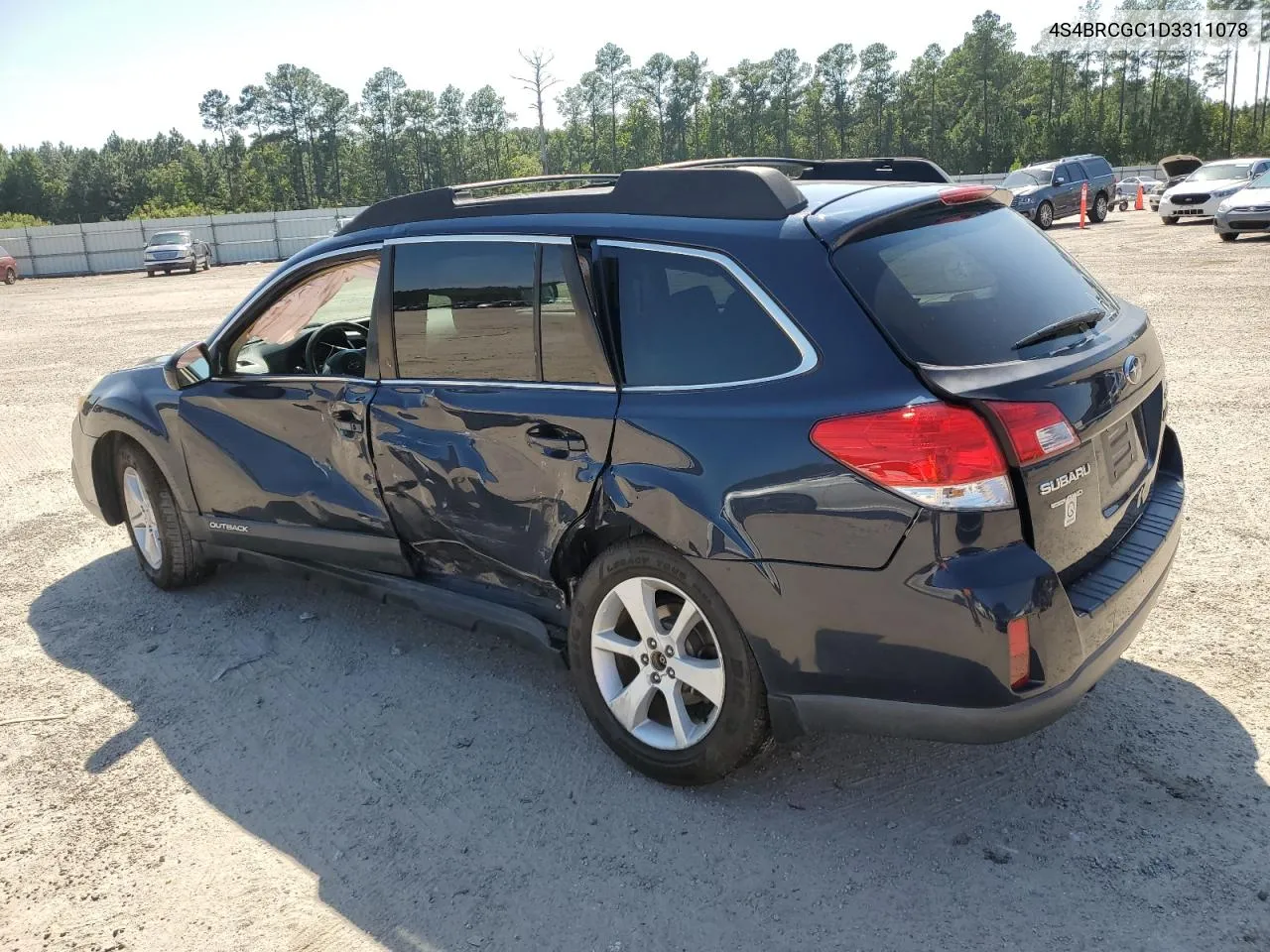 2013 Subaru Outback 2.5I Premium VIN: 4S4BRCGC1D3311078 Lot: 68570314