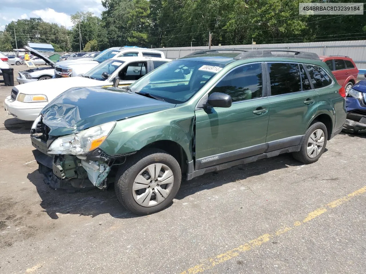 2013 Subaru Outback 2.5I VIN: 4S4BRBAC8D3239184 Lot: 69049714