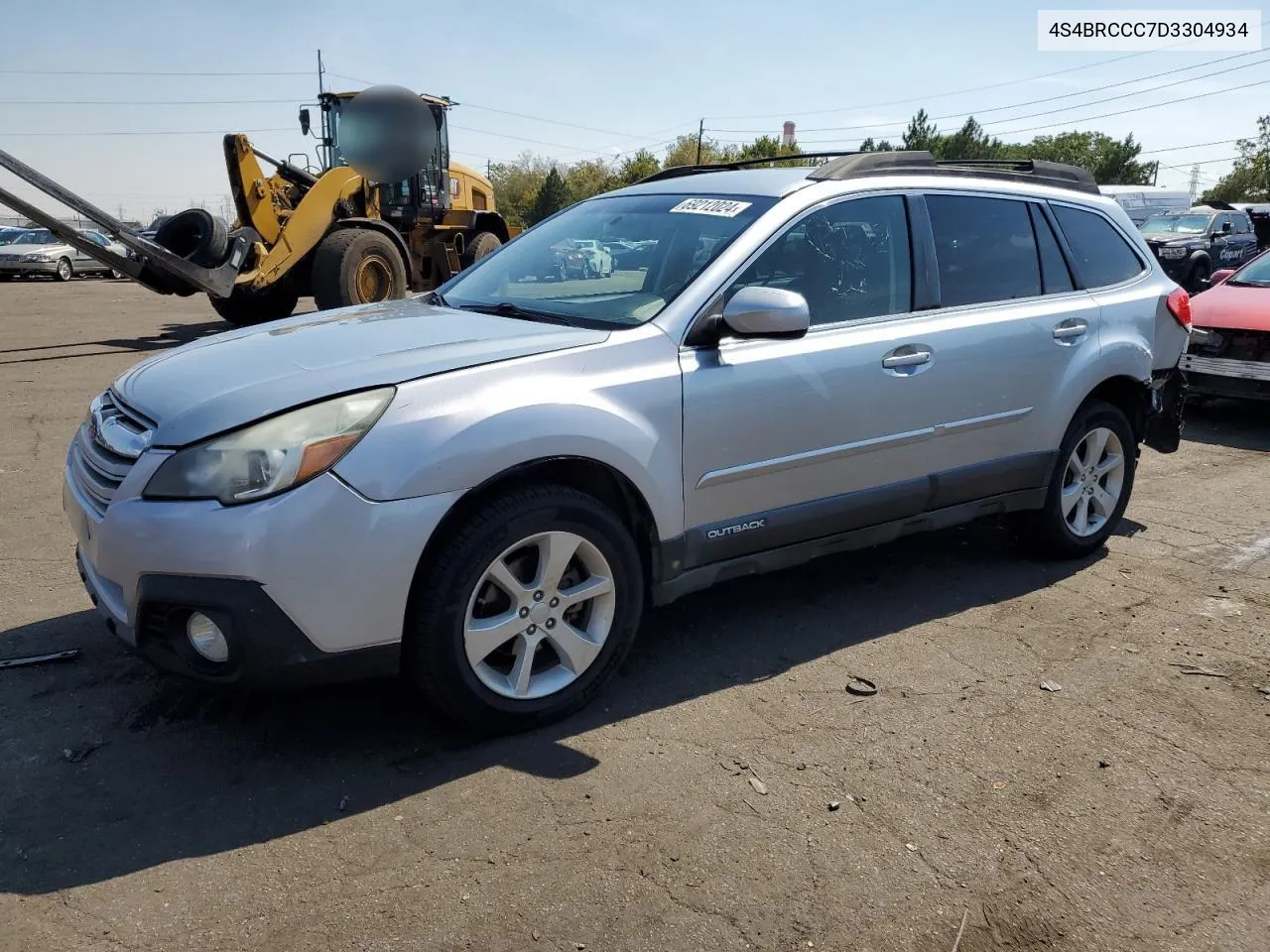 2013 Subaru Outback 2.5I Premium VIN: 4S4BRCCC7D3304934 Lot: 69212024