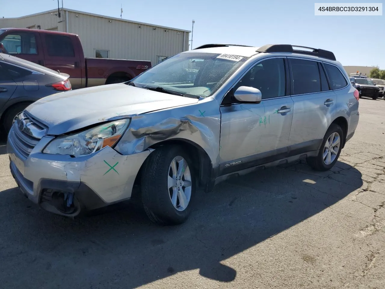 2013 Subaru Outback 2.5I Premium VIN: 4S4BRBCC3D3291304 Lot: 69410194