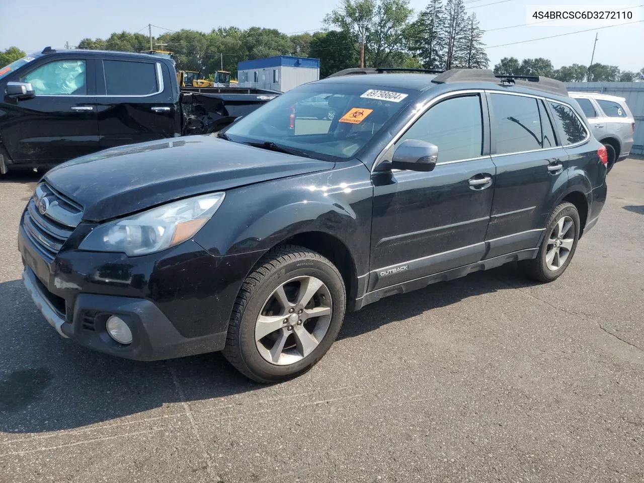 4S4BRCSC6D3272110 2013 Subaru Outback 2.5I Limited