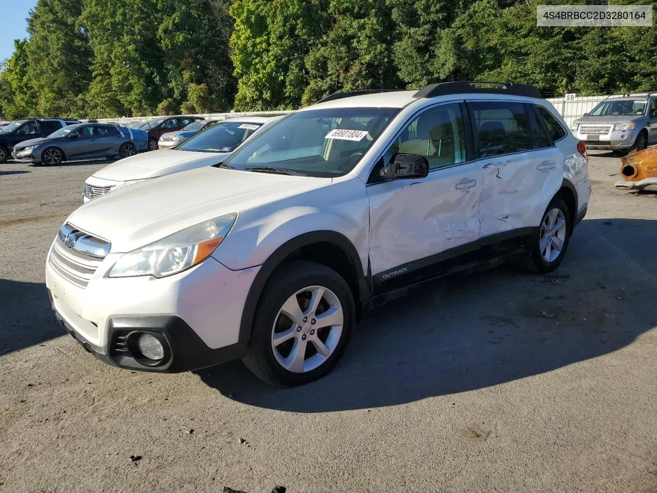 2013 Subaru Outback 2.5I Premium VIN: 4S4BRBCC2D3280164 Lot: 69801804