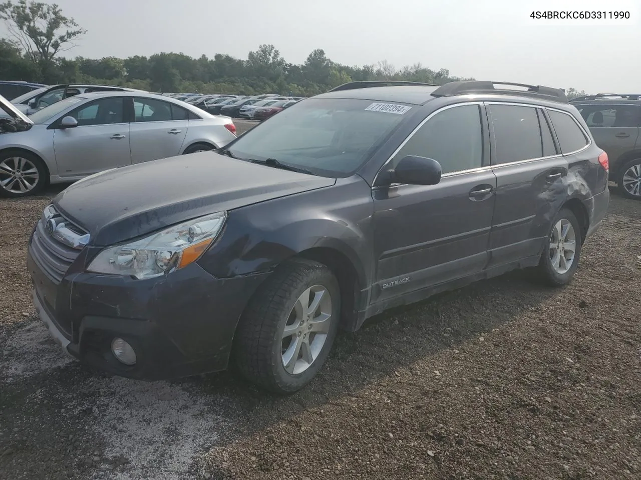 2013 Subaru Outback 2.5I Limited VIN: 4S4BRCKC6D3311990 Lot: 71102394