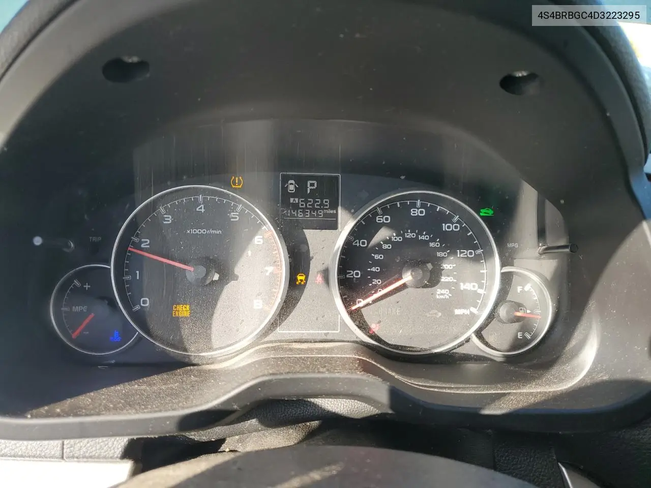 4S4BRBGC4D3223295 2013 Subaru Outback 2.5I Premium
