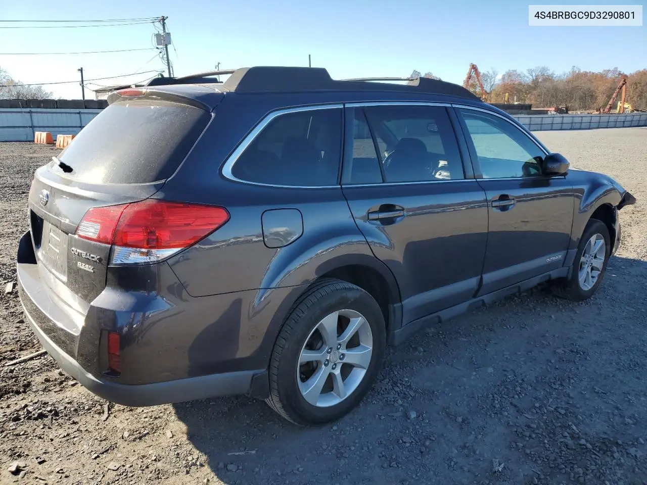 4S4BRBGC9D3290801 2013 Subaru Outback 2.5I Premium