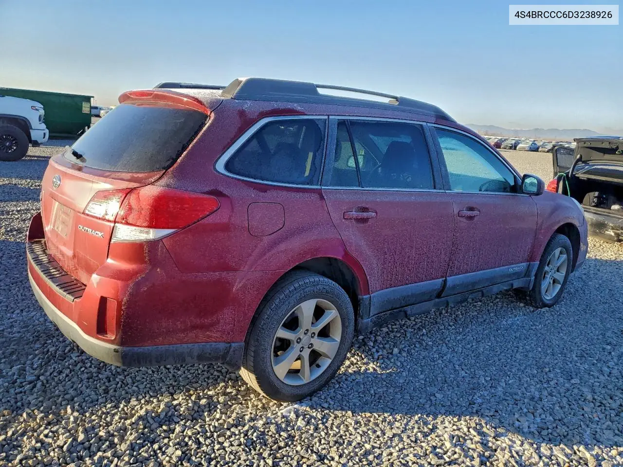 4S4BRCCC6D3238926 2013 Subaru Outback 2.5I Premium