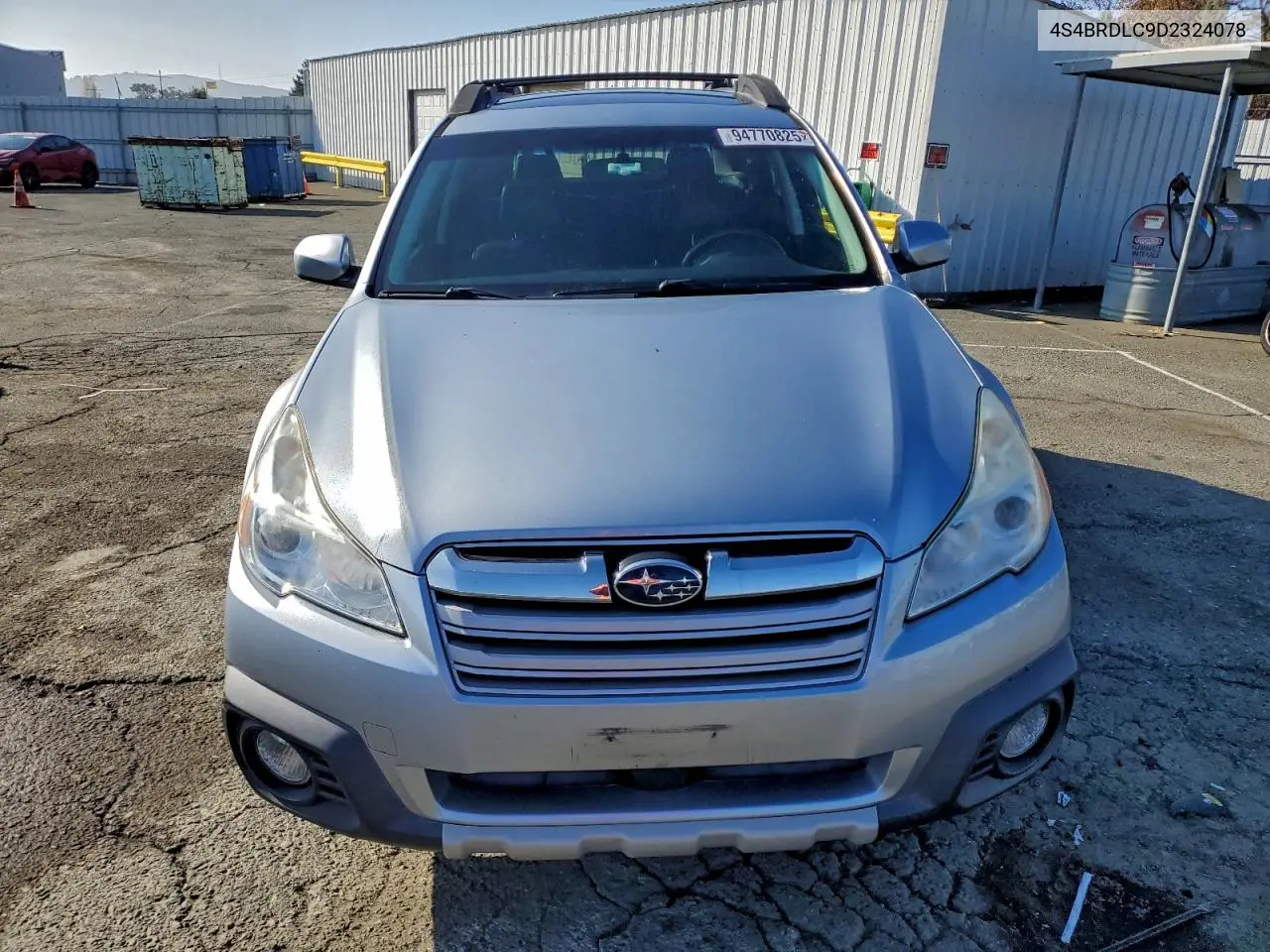 4S4BRDLC9D2324078 2013 Subaru Outback 3.6R Limited