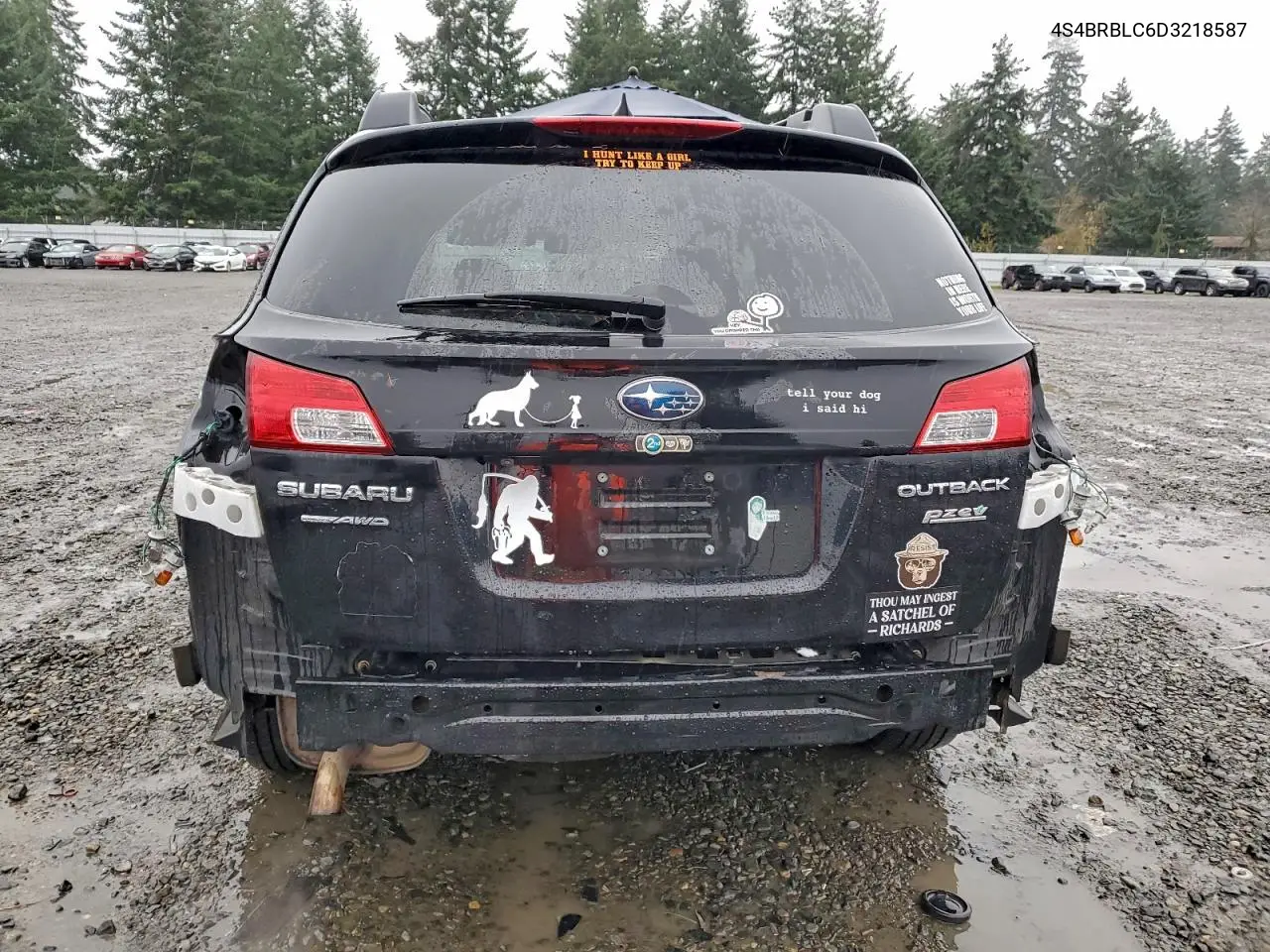 4S4BRBLC6D3218587 2013 Subaru Outback 2.5I Limited