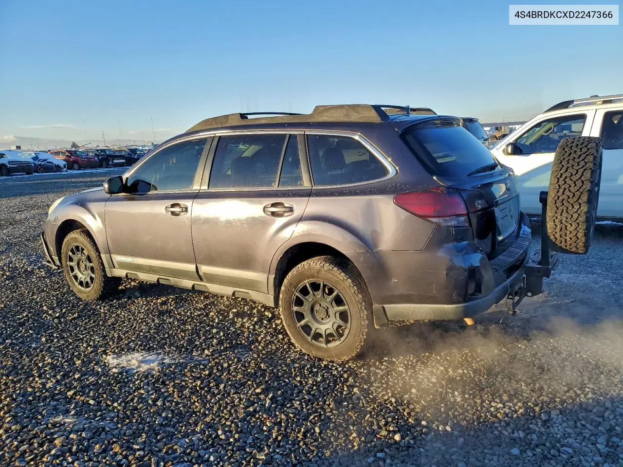 4S4BRDKCXD2247366 2013 Subaru Outback 3.6R Limited