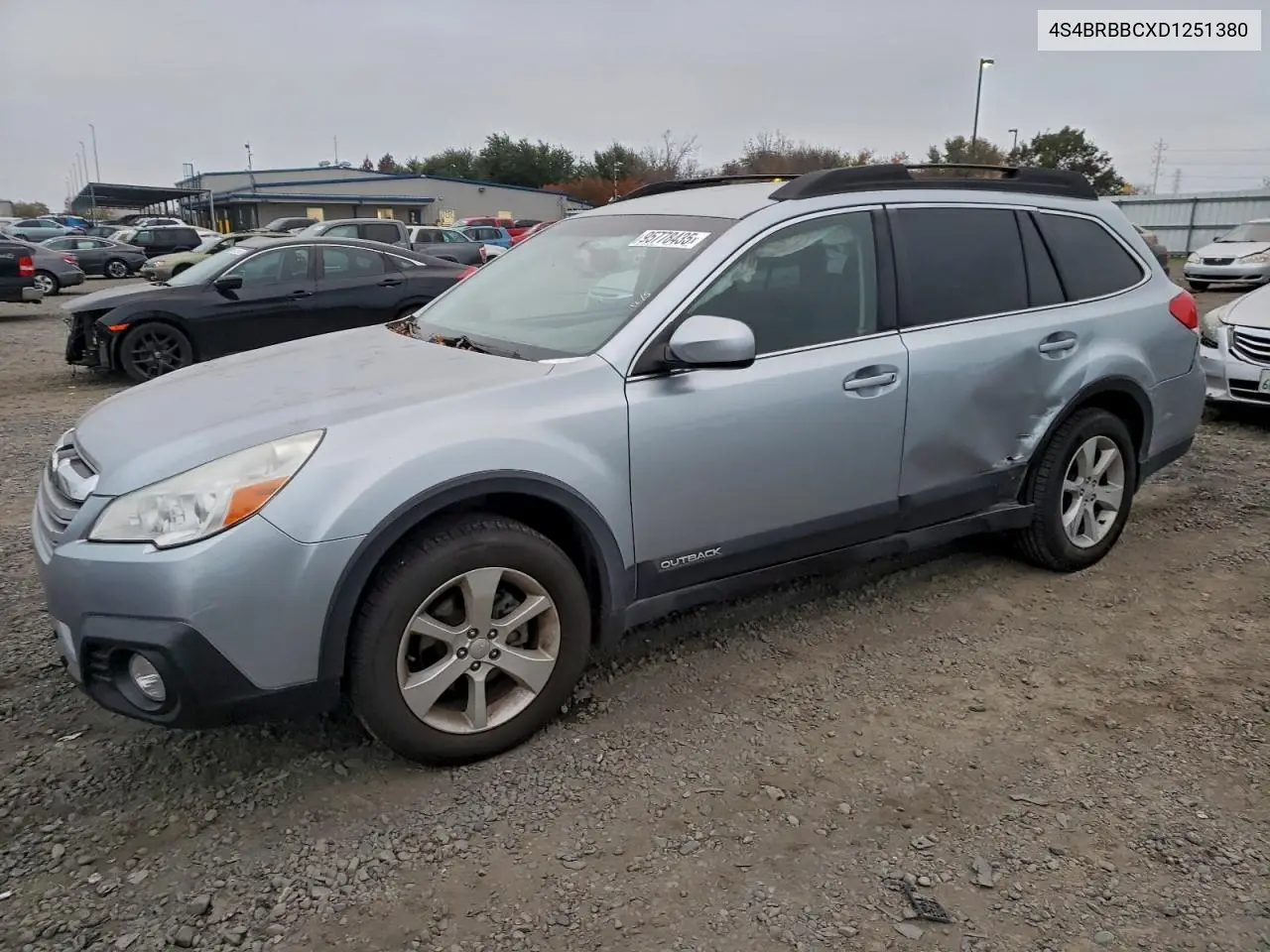 4S4BRBBCXD1251380 2013 Subaru Outback 2.5I Premium