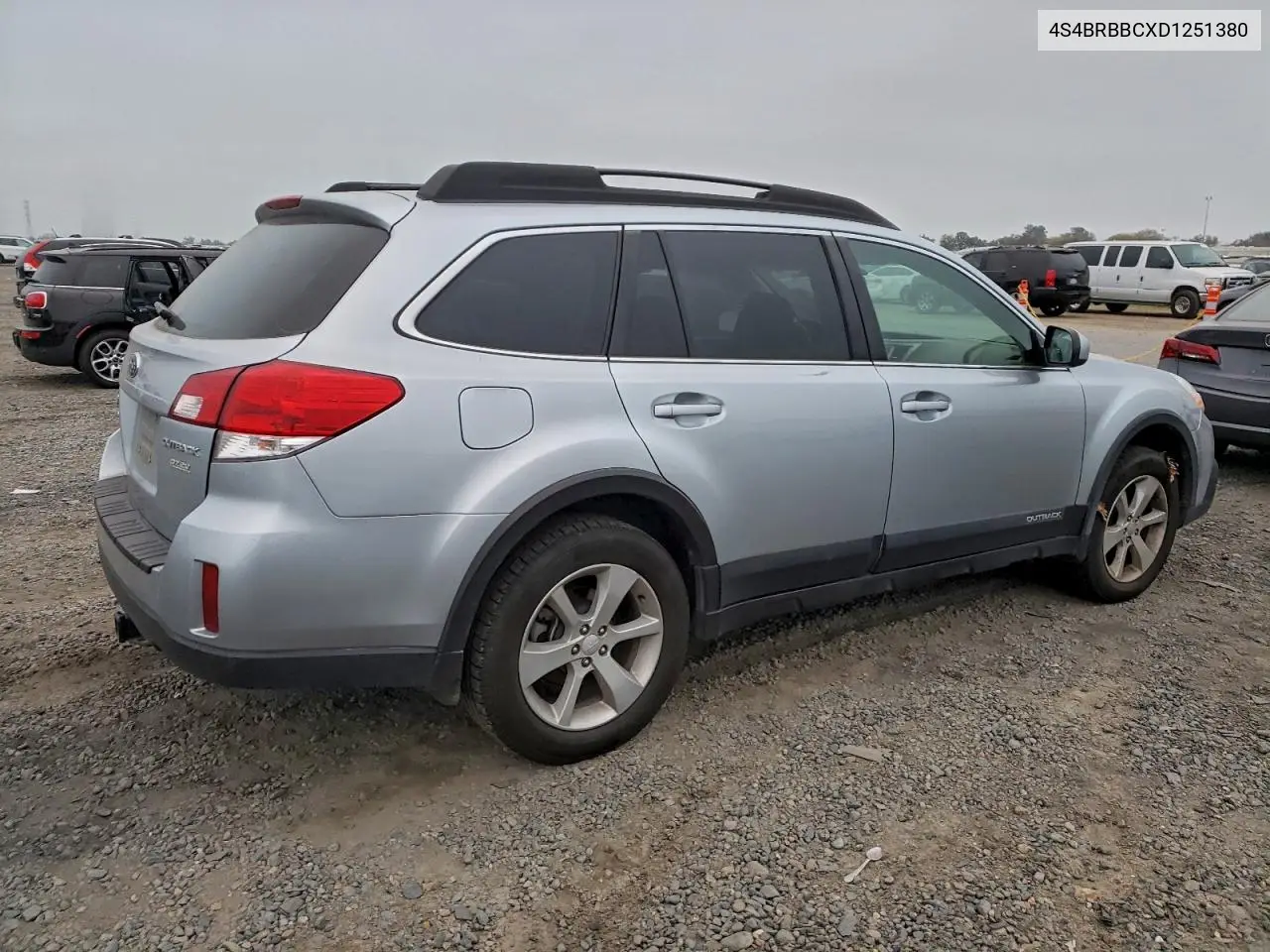 4S4BRBBCXD1251380 2013 Subaru Outback 2.5I Premium