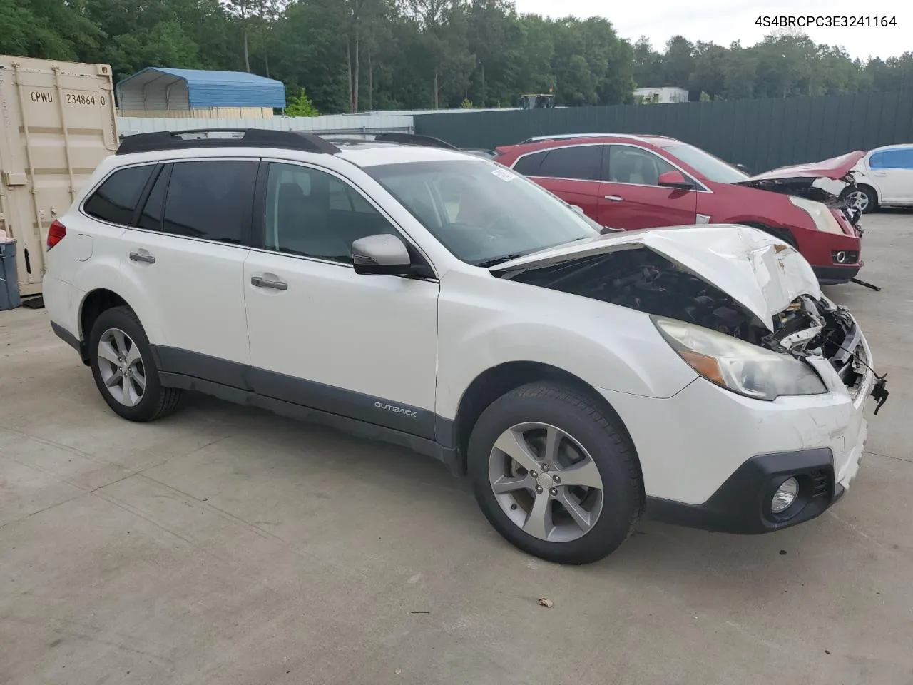 2014 Subaru Outback 2.5I Limited VIN: 4S4BRCPC3E3241164 Lot: 54026704