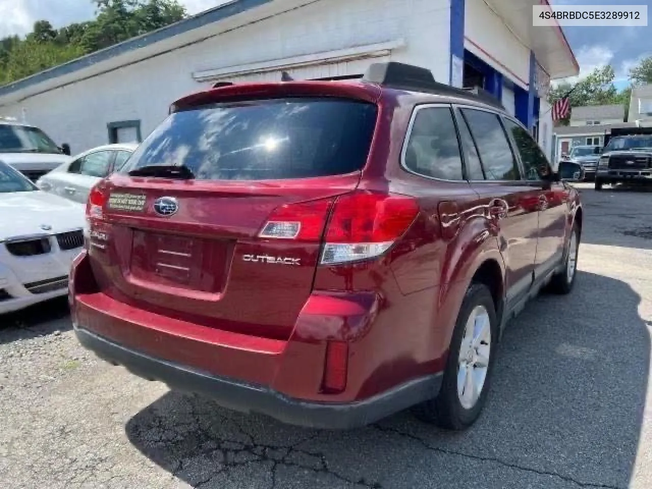 2014 Subaru Outback 2.5I Premium VIN: 4S4BRBDC5E3289912 Lot: 56944444