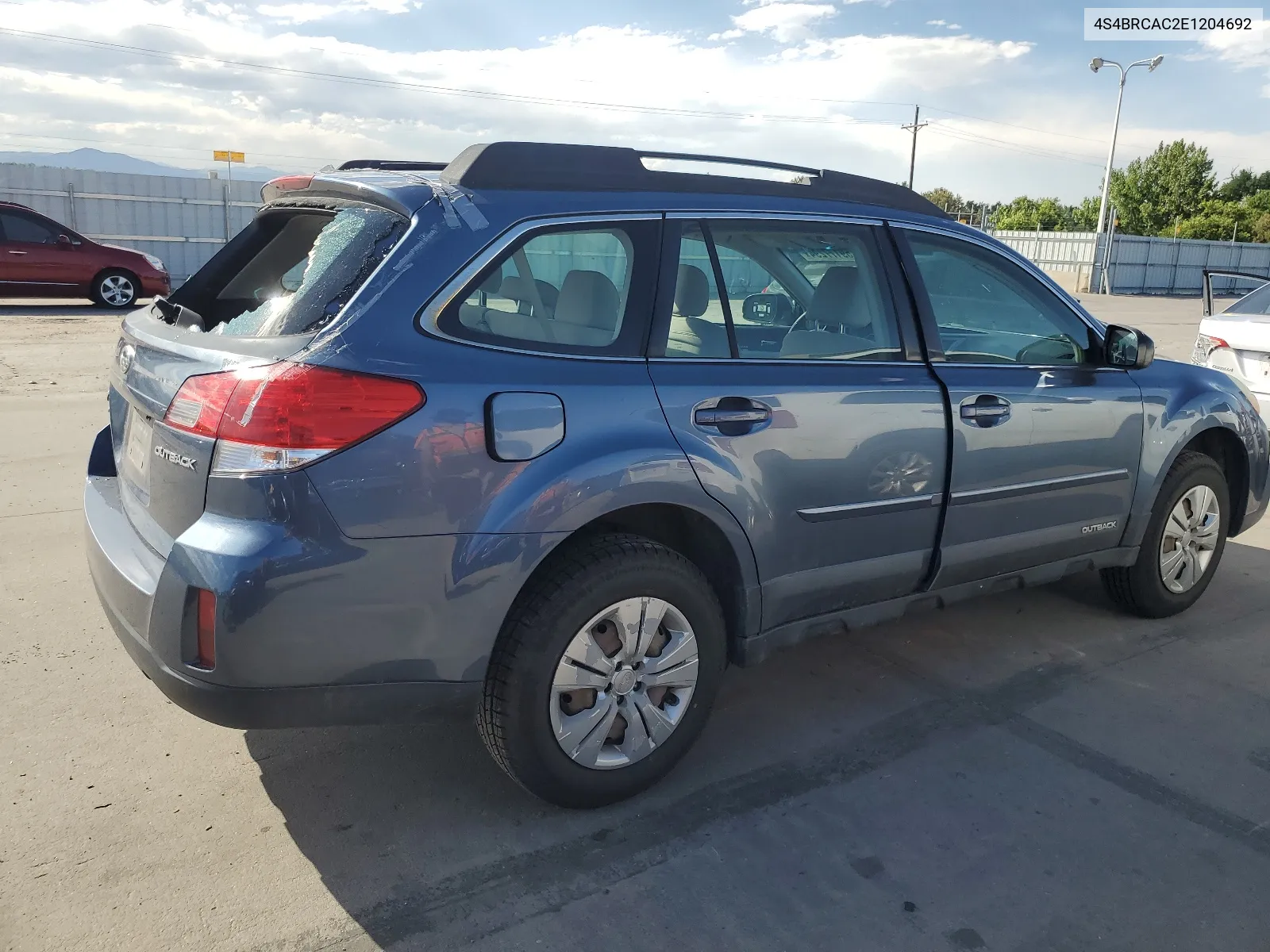 2014 Subaru Outback 2.5I VIN: 4S4BRCAC2E1204692 Lot: 59177294