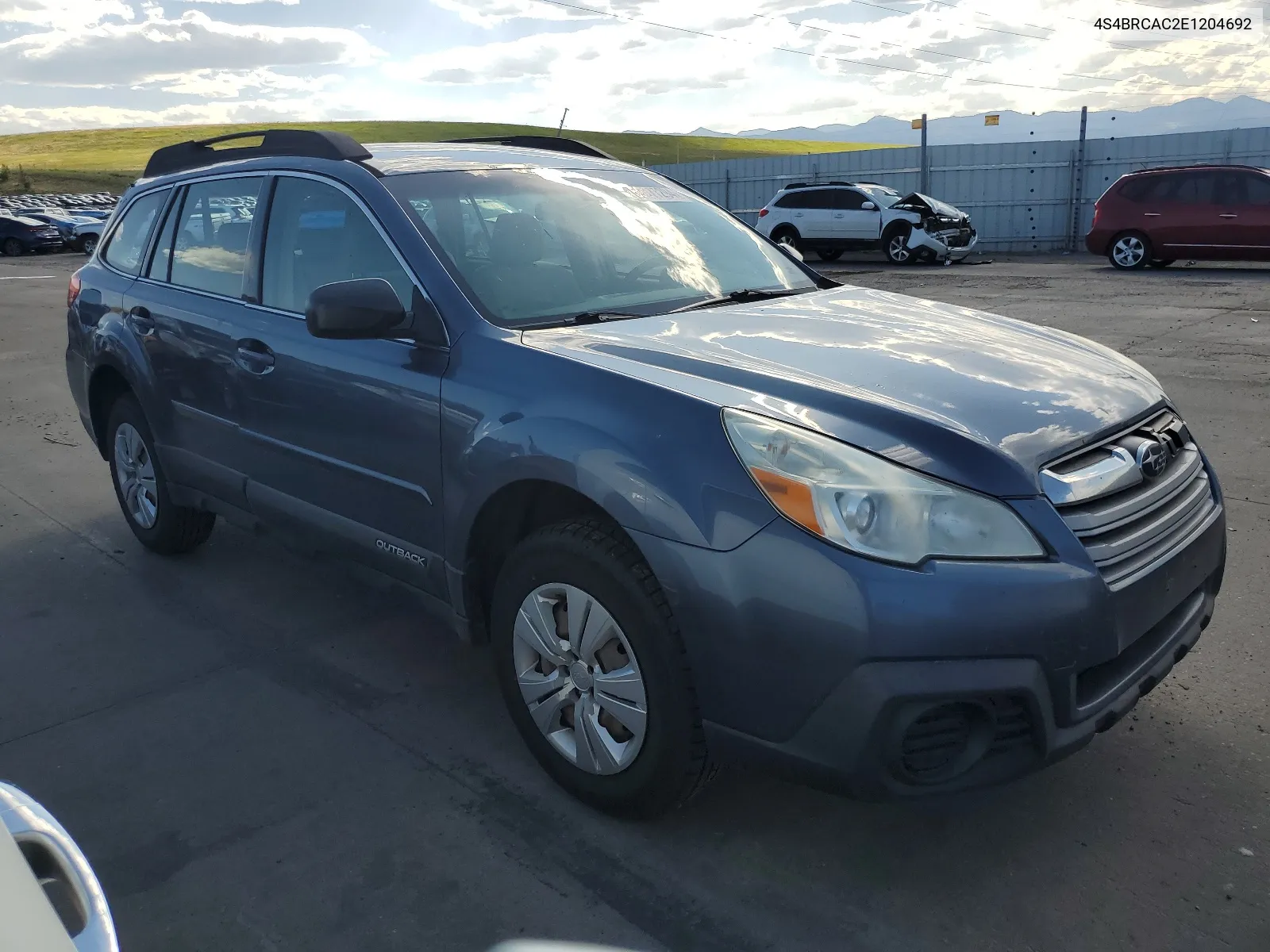 2014 Subaru Outback 2.5I VIN: 4S4BRCAC2E1204692 Lot: 59177294